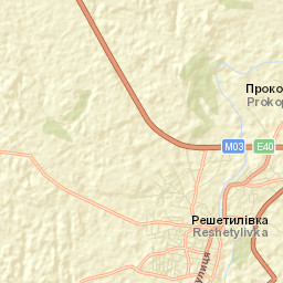 Reshetylivka Street Map