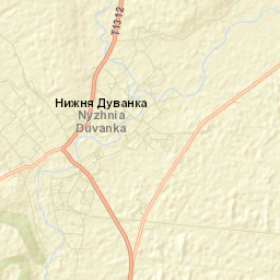 Nyzhnya Duvanka Street Map