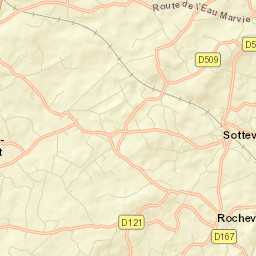 Sottevast Street Map