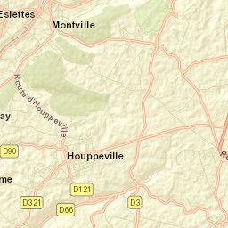 Houppeville Street Map