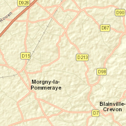 Blainville-Crevon Street Map