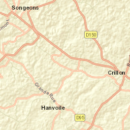 Songeons Street Map