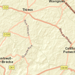 Wavignies Street Map