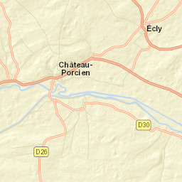 Château-Porcien Street Map