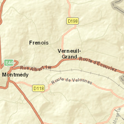Montmédy Street Map