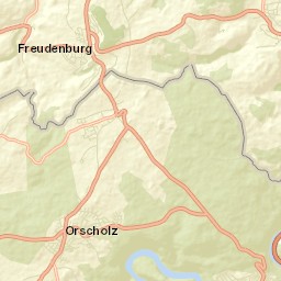 Freudenburg Street Map