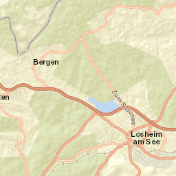 Losheim Street Map