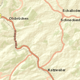 Olsbrücken Street Map