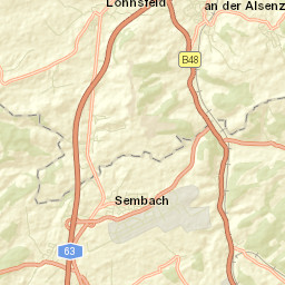 Sembach Street Map