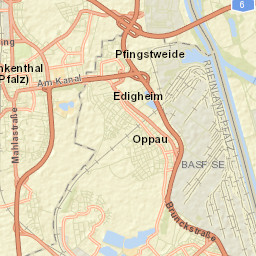 Frankenthal Street Map