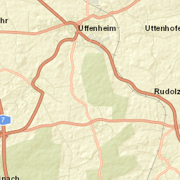 Uffenheim Street Map