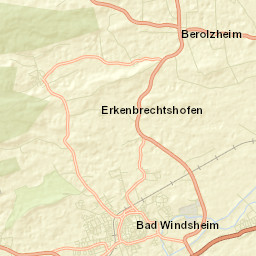 Bad Windsheim Street Map