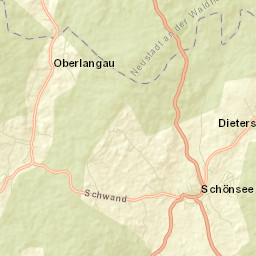 Schönsee Street Map