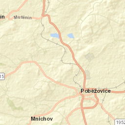 Poběžovice Street Map