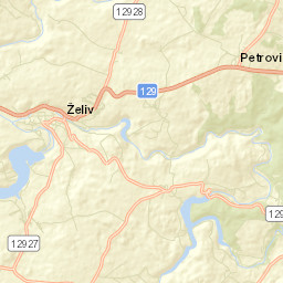 Želiv Street Map