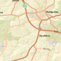 Humpolec Street Map