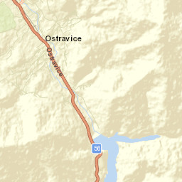 Ostravice Street Map