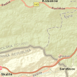 Koniaków Street Map