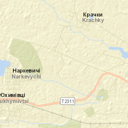 Narkevychi Street Map