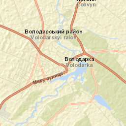 Volodarka Street Map