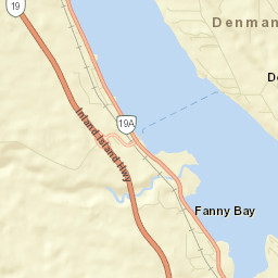 Denman Island Street Map