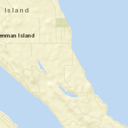 Denman Island Trust Area Street Map