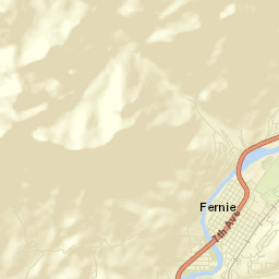 Fernie Street Map