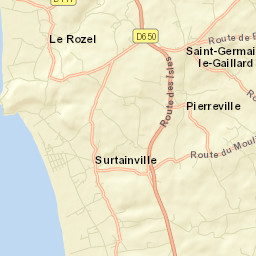Surtainville Street Map