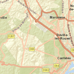 Maromme Street Map