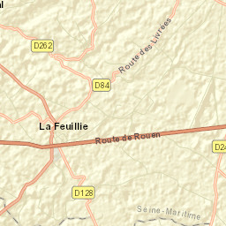 La Feuillie Street Map