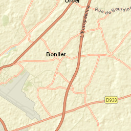 Tillé Street Map