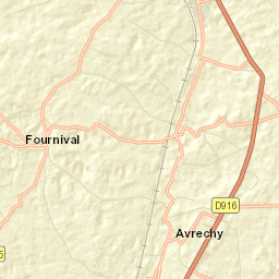 Avrechy Street Map