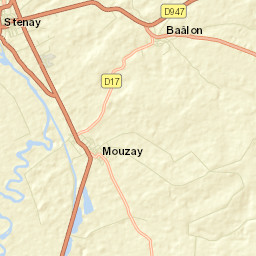 Stenay Street Map