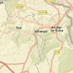 Thil Street Map