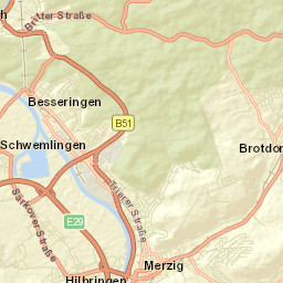 Merzig Street Map