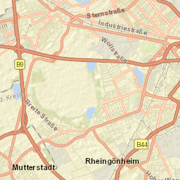 Gartenstadt Street Map