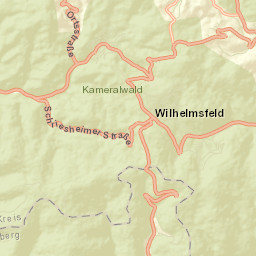 Wilhelmsfeld Street Map