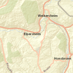 Weikersheim Street Map