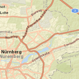 Nürnberg Street Map