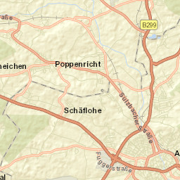 Poppenricht Street Map