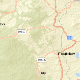 Postřekov Street Map