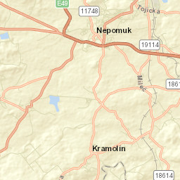 Nepomuk Street Map