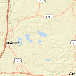 Čimelice Street Map