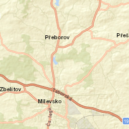 Milevsko Street Map