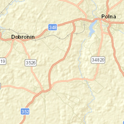 Polná Street Map
