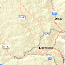 Nedvědice Street Map