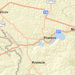 Plumlov Street Map