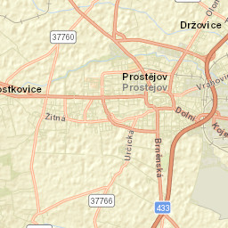 Prostějov Street Map