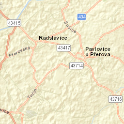 Radslavice Street Map