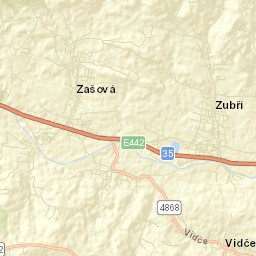Vidče Street Map